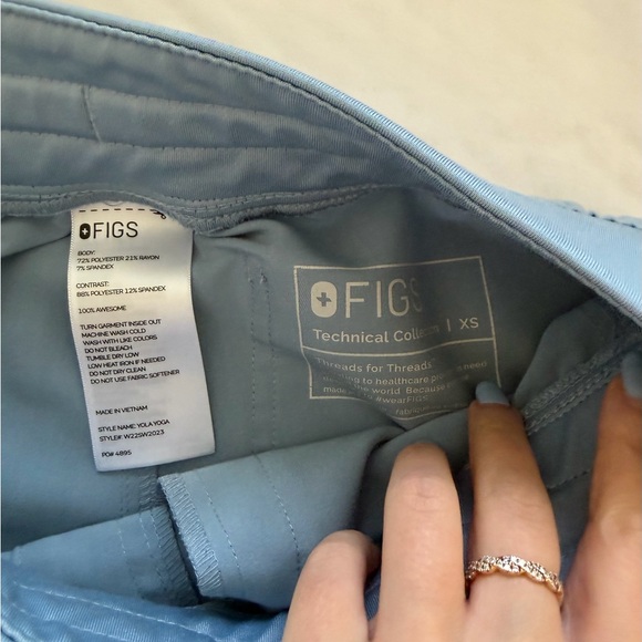 Figs SET Light blue Scrub XS - Picture 6 of 8